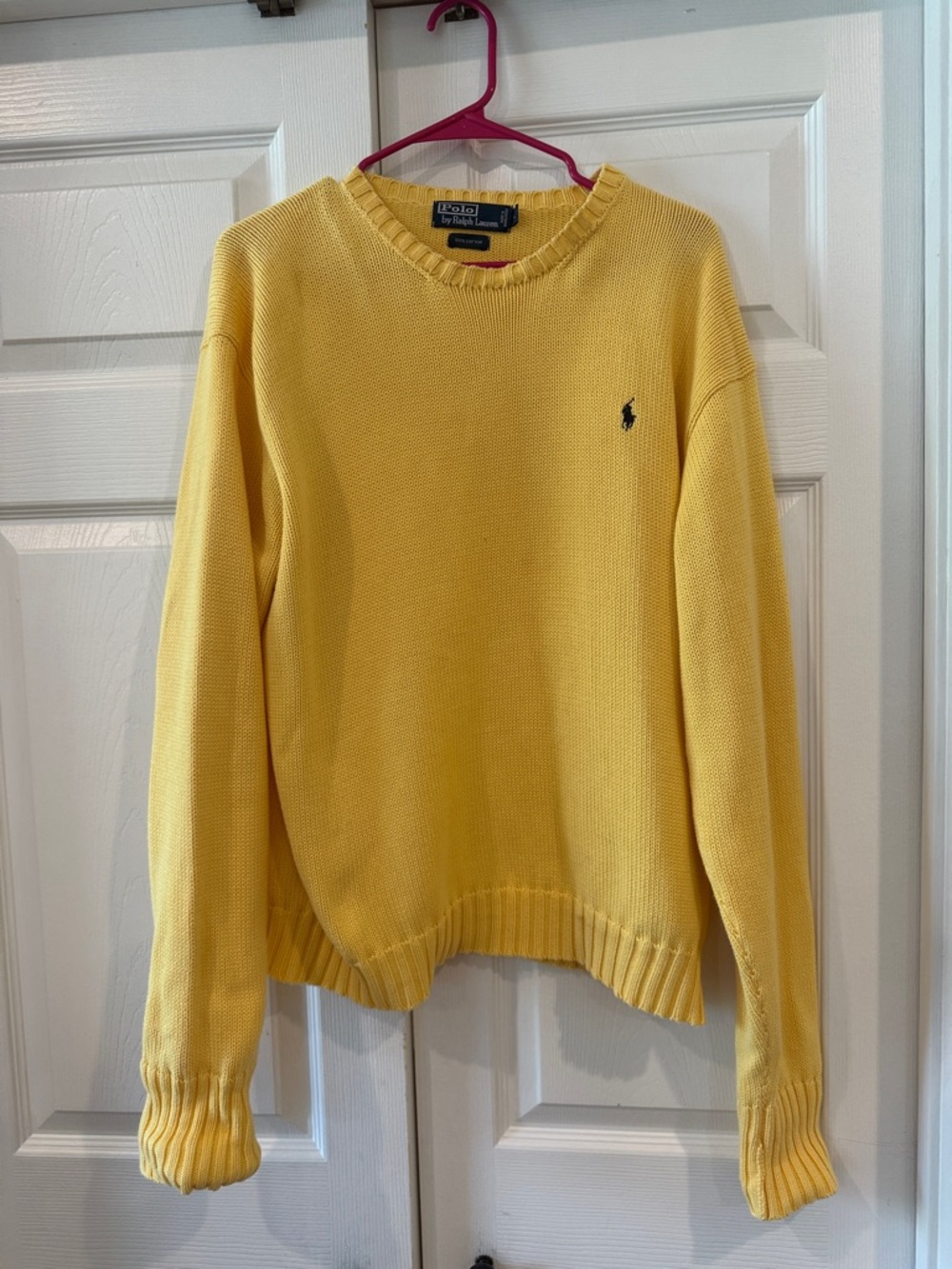 Ralph Lauren Sunbeam Yellow Crewneck Sweater